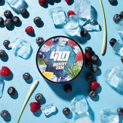 Табак для кальяна 420 Berry Zen (Лемонграс, голубика, малина) 250 гр